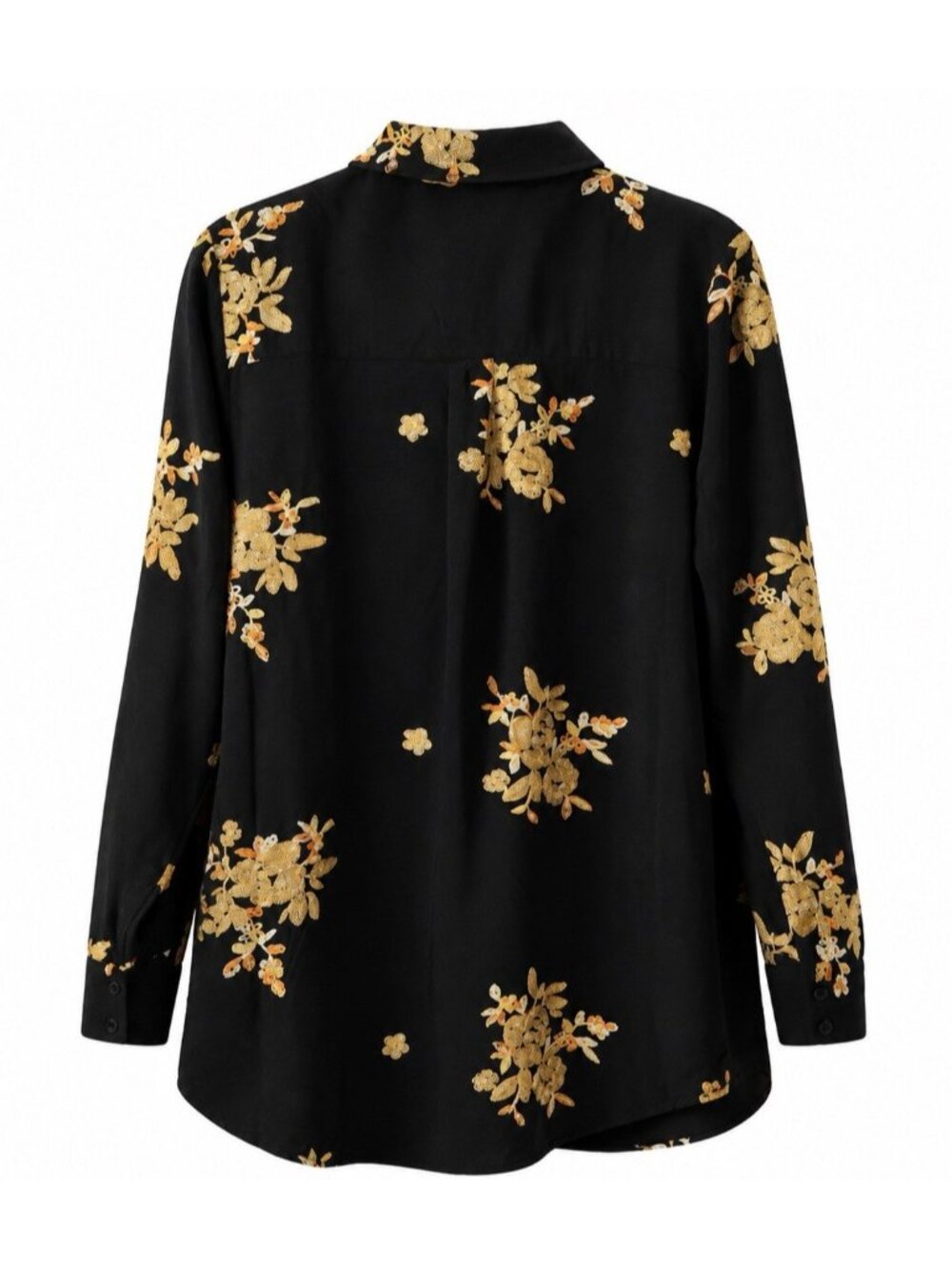 Cato Women Collection Limited Edition Embroidered Tunic Top Black Size Large - Picture 2 of 4